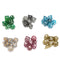 42Pcs Polyhedral Dice Set D20 D12 D10 D8 D6 D4 Games With Bag Velvet Pouches