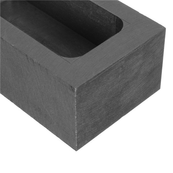 65x30x20mm Graphite Crucible Casting Melting Ingot Mold for Refining Melting 14OZ Silver/26OZ Gold