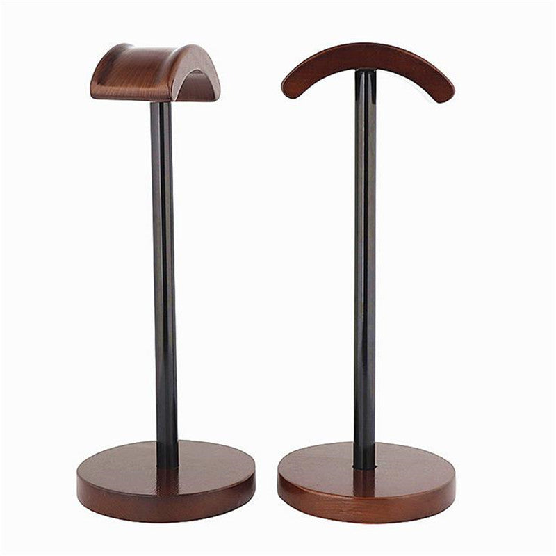 Solid Wood Display Stand Hanger Holder Rack For Gaming Headset bluetooth Earphone Headphone