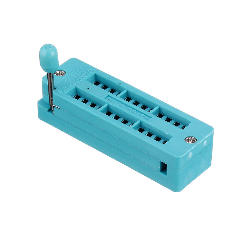 2pcs IC Lock Seat Zif Socket Test Universal zif Sockets 24Pin Narrow