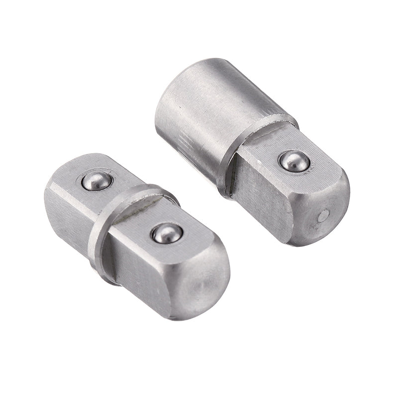 2Pcs 3/8 Inch Turns To 3/8 Inch or 3/8 Inch Turns To 1/4 Inch Hexagon Head For Universal Extension Wrench Adapter