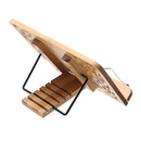 Multifunction Wood Table Stand Reading Bookshelf Bracket 28*20cm Tablet PC Pad Drawing Support Wooden Bookends Desk Organizer Stationery