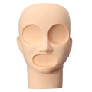 Detachable Soft Silicone Head Model Practice Makeup Dressing Lips Eyebrow Tattoo Training