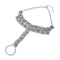 Vintage Antique Silver Flowers Beach Anklet Women Jewelry