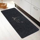 Modern Non-slip Door Floor Rug Mat Embroidered Iron Tower Kitchen Bathroom Carpet Home Decorations