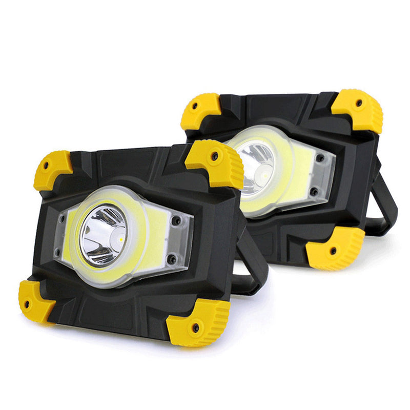 Portable USB COB LED Camping Lantern Lamp Outdoor Work Light Spotlight 4 Modes