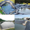 Black EPDM Rubber Pond Water Garden Liner Waterproof Impermeable Membrane Mat 1.7x2m 1.7x4m