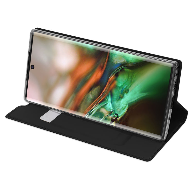 DUX DUCIS Flip Shockproof with Card Slot PU Leather Protective Case for Samsung Galaxy Note 10 / Note 10 5G