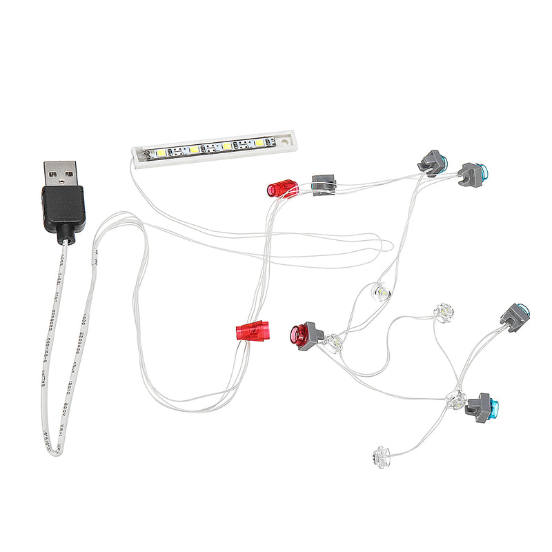 LED Light Kit ONLY For Lego 21108 Ghostbusters Ecto-1 Lighting Bricks USB Port