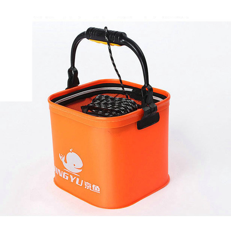 ZANLURE 20cm 24cm EVA Folding Fishing Water Bucket With Handle Foldable Water Tank