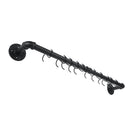 Wall Hanging Rail Rack Kitchen Utensil Wall Mounted Hanging Storage Shelf Rack