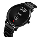 SKMEI 1490 Fashion Men Watch Waterproof Creative Dial Display Quartz Watch