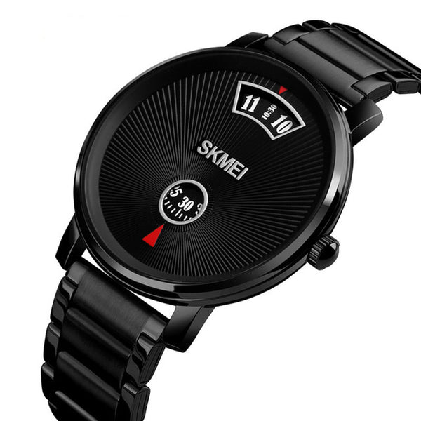 SKMEI 1490 Fashion Men Watch Waterproof Creative Dial Display Quartz Watch