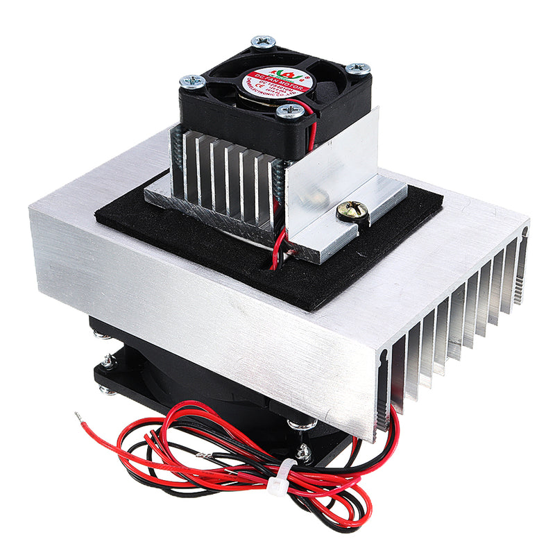 XD-37 12V 72W Electronic Semiconductor Refrigeration DIY Air Cooling System Small Air Conditioning