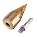 Drillpro 32/42mm Titanium Coated HSS Firewood Splitter Drill Bit Wood Drilling Tools Firewood Chopper Breaker