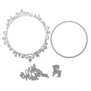 4 Pcs Cutting Mold Metal Dies Scrapbooking Album DIY Photo Album Card Paper Diary Decoration