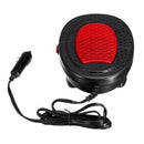12V Electric Car Heated Fan Fast Heating Fan Heater 180 Rotating Bracket Defrost & Defog