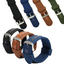 Waterproof Watch Band Mens Army Military Nylon Canvas Wrist Bracelet Strap Replacement