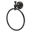 Antique Black Space Copper Towel Ring Holder Bathroom Wall Mounted Rack Hanger