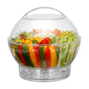 MEIGAR Kitchen Vegetable Fruit Salad Bowl Food Snacks Storage Transparent Container