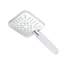 3 Gear Adjustment ABS Shower Head Handheld Bathroom Massage Square Shower Head