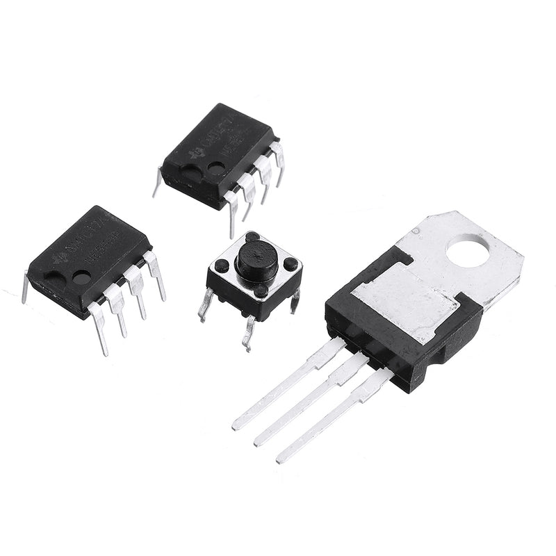 10pcs 555 Trigger Circuit Student Soldering Practice Board Electronic Production DIY Kit