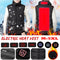 Electric Vest Heated Cloth Jacket USB Warm Up Heating Pad Body Winter Warmer Men