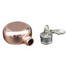 1oz 28ml Mini Stainless Steel Round Hip Flask With Keychain Liquor Alcohol Whiskey W-ine Pot