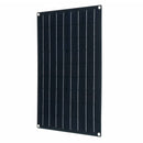 30W Waterproof Solar Panel Matte Texture Car Emergency Charger WIth 4 Protective Corners Dual USB+DC