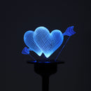 Solar Acrylic LED Lawn Lamp Inserted Buried Garden Night Light Yard Villa Path