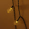 6m 30LED Waterproof Solar Powered Light String Retro Crystal Ball Bulb String Decor Lamp