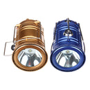 New Solar Camping Lantern Lamp Portable Outdoor Rechargeable LED Tent Hiking (Flashlight Accessories)