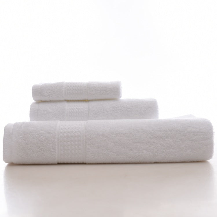 KCASA KC LN-01 Bath Pure Towels Long Stapled Cotton Beach Spa Thicken Super Absorbent Towel Sets