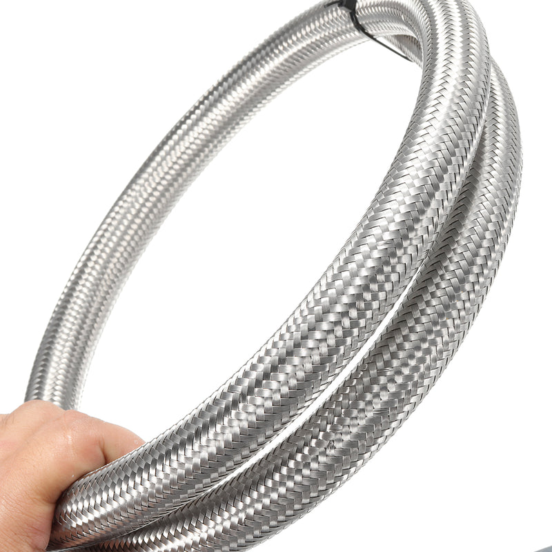 Stainless Steel Braided Pipe Oil/Fuel Coolant Hose Fuel Hose 10AN 1M