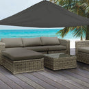 IPRee 3x3m Triangle Sun Sail Shade Outdoor Camping Tent Sunshade Waterproof Anti-UV Beach Canopy Awning Shelter Tarp