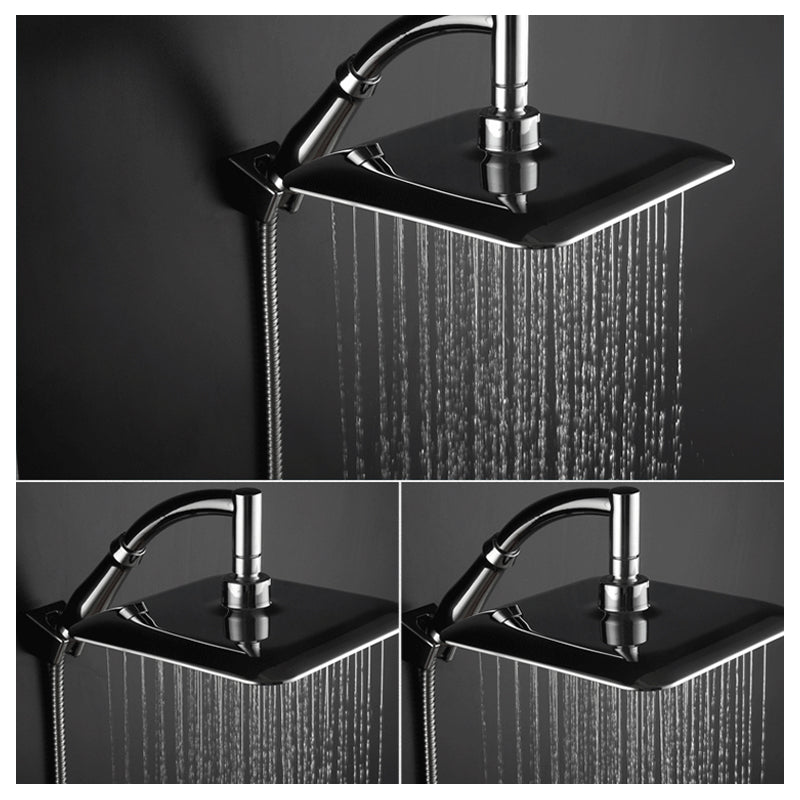 8 Inch Rainfall Shower Head Bathroom Square Shower Head Pressurized Shower Spray
