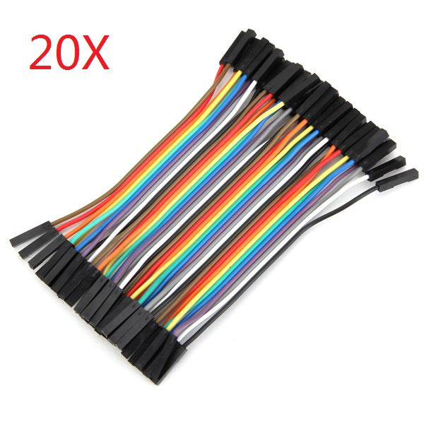 800pcs 10cm Female To Female Jumper Cable Dupont Wire For