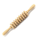 HOT Wood Wheel Massage Roller Stick Body Trigger Point Massager Leg Muscle Pain Relief Therapy Tool Gift