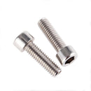 Suleve M5SH7 50Pcs M5 201 Stainless Steel 10-20mm Hex Socket Cap Head Screw Washer Nut