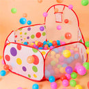 80x90x56mm Portable Ball Shooting Tent With Basket Kids Indoor Outdoor Playing Game Tent