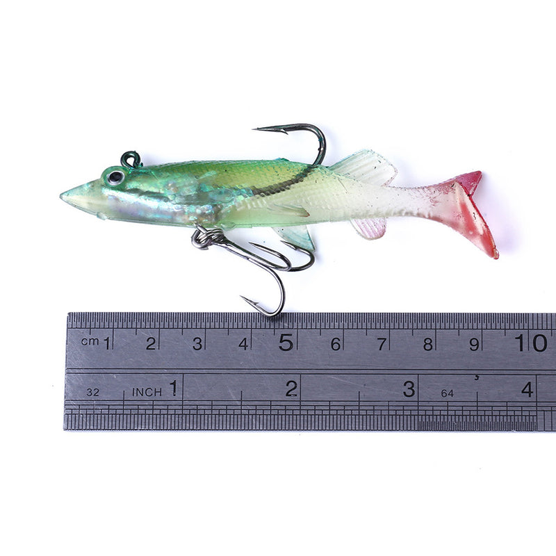 ZANLURE 5pcs/set 10cm 20g Soft Plastic Fishing Lure Swimbait Wobbler Artificial Bait Fishing Tackle