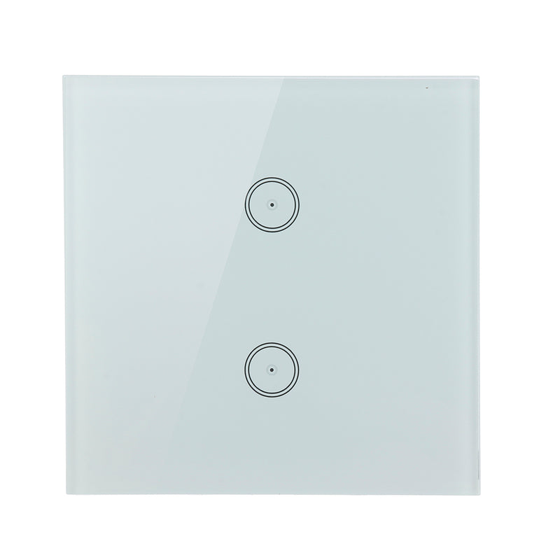 1/2/3 Gang WIFI Smart Voice Control Glass Panel Switch EU Plug Waterproof Glass Touch Screen Support Alexa Google Timer Switch