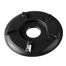 Five-tooth ARC Wood Turbo Carving Disc Tool Milling Cutter for 22mm Angle Grinder