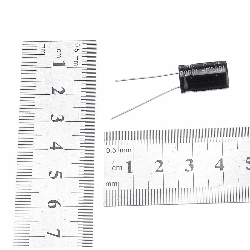 100Pcs High Frequency Low Impedance 25V 1000uF 10*13MM Aluminum Electrolytic Capacitor 1000uf 25v 25V1000uf