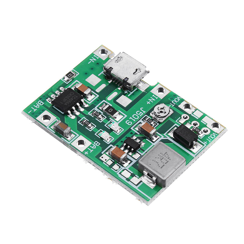 10pcs 3.7V 9V 5V 2A Adjustable Step Up 18650 Lithium Battery Charging Discharge Integrated Module