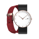 TIMEROLLS COB Ultra-thin Luminous Display 30m Waterproof Leather Strap Quartz Watch from Xiaomi YouPin