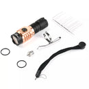 Astrolux S43S Copper 4LED 2100LM EDC Flashlight + Samsung INR18650-30Q 3000mah 20A 18650 Power Battery Flat Top Protected 18650 Battery Cell