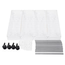 4 Tier Wire Shelf  Rack Metal Shelf Adjustable Home-save Garage Storage Wheel