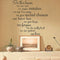 60X56CM In This House English Letter Proverbs Wall Stickers Home Decoration
