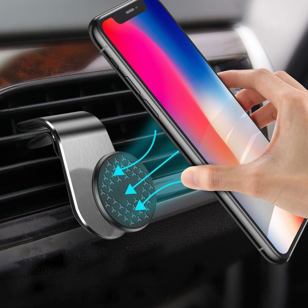 USLION Magnetic Air Vent Car Phone Holder Car Mount 360 Degree Rotation for 3.5-7.0 Inch Smart Phone for iPhone 11 Pro Max Xiaomi Redmi Note 8